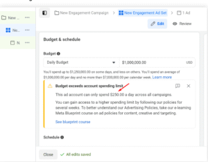 BM1 250$ Unverified Business Manager